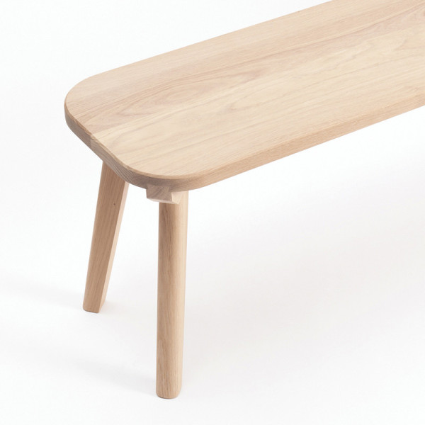 Banc Aronde Drugeot Manufacture chêne massif - 3 tailles