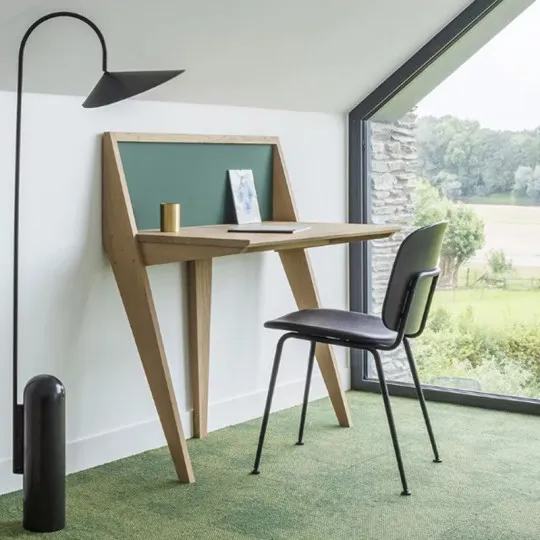 Bureau Compas Drugeot Manufacture chêne massif - 14 coloris