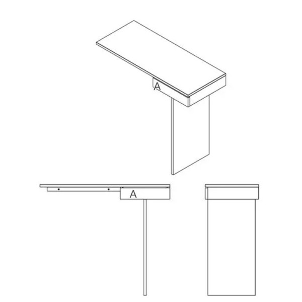 Console Ti Drugeot Manufacture chêne massif - 14 coloris