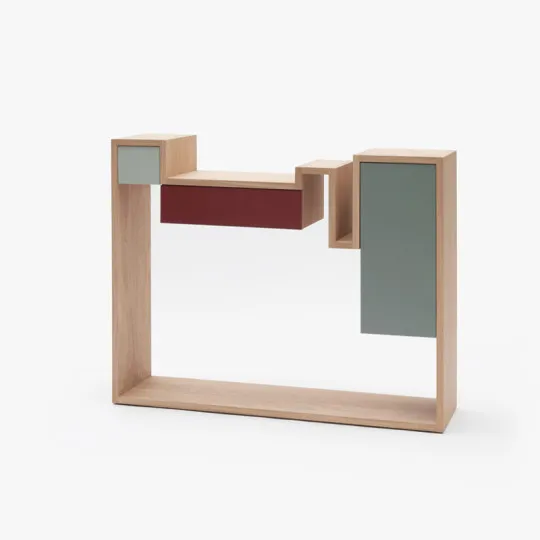 Console Glycine Drugeot Manufacture chêne massif - 14 coloris