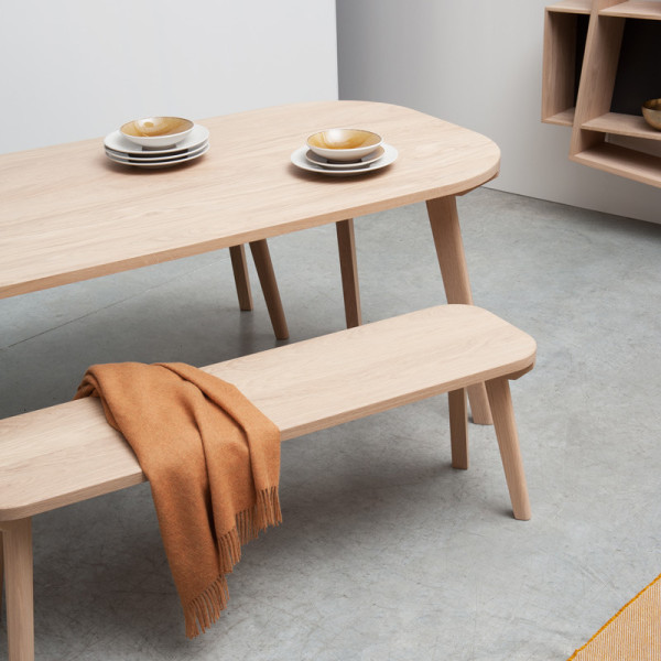 Table Aronde Drugeot Manufacture chêne massif - 3 tailles