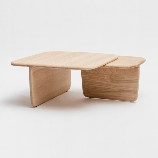 Table basse Toi et moi Drugeot Manufacture chêne massif