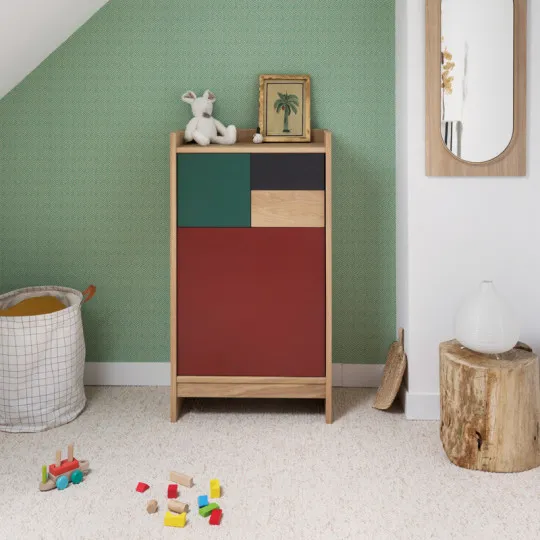 Chiffonnier Bric 60 Drugeot Manufacture chêne massif - 14 coloris