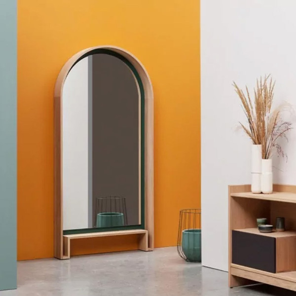 Miroir Bipède Drugeot Manufacture chêne massif - 14 coloris