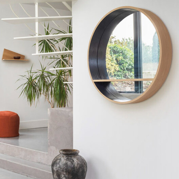 Miroir-console Drugeot Manufacture chêne massif - 3 tailles 14 coloris