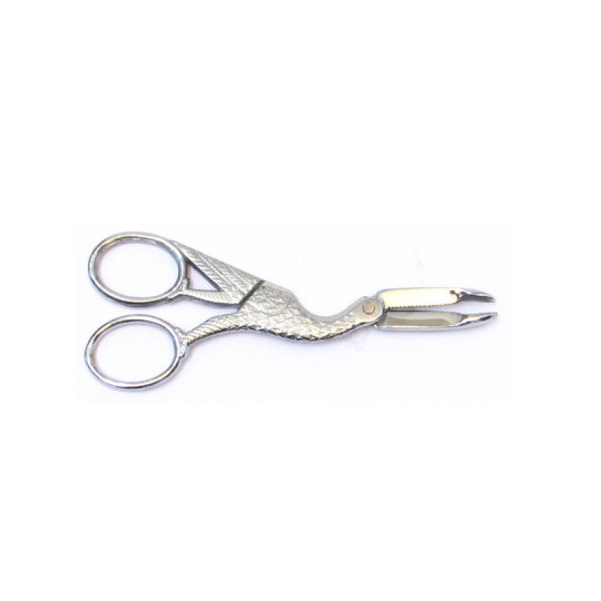 Coupe sucre cigogne en inox Roger Orfèvre