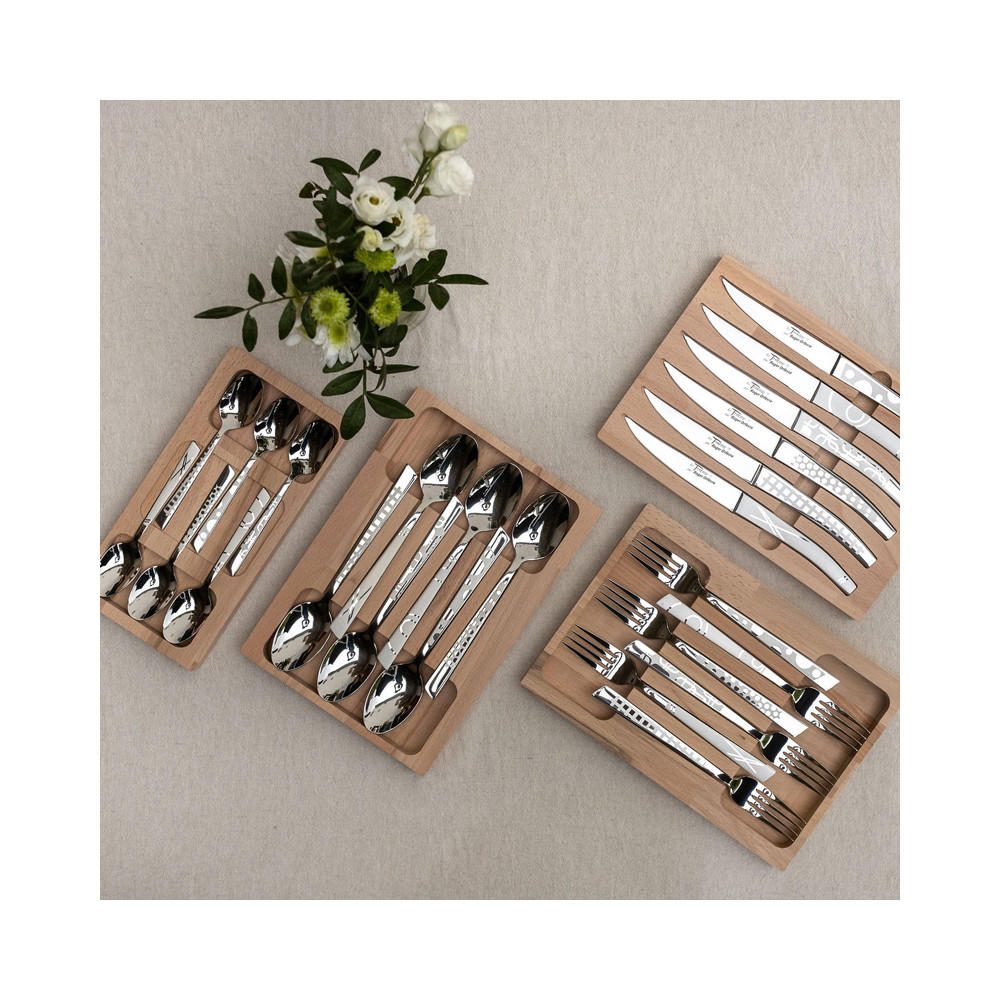 Grand Coffret En Bois De Chêne Avec Compartiments - Déco Maison - Occasion, Usure Normale