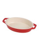 Plat à four céramique ovale Staub - 4 tailles et 3 coloris