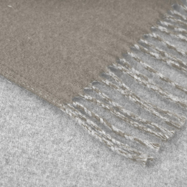 Plaid Jeté de canapé Duetto laine Garnier Thiebaut - 3 coloris