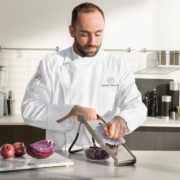 Mandoline professionnelle Compact-PRO en inox Louis Tellier