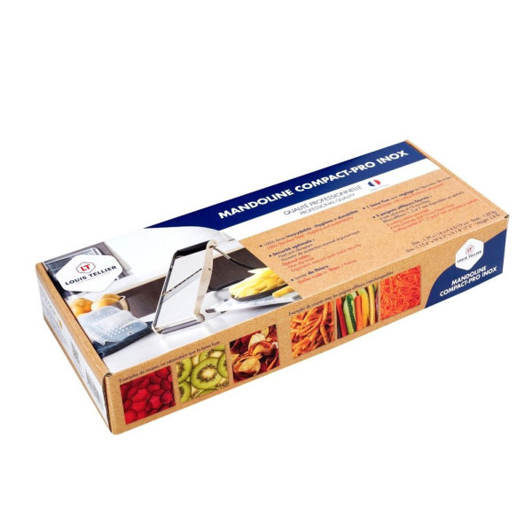 Mandoline professionnelle Compact-PRO en inox Louis Tellier