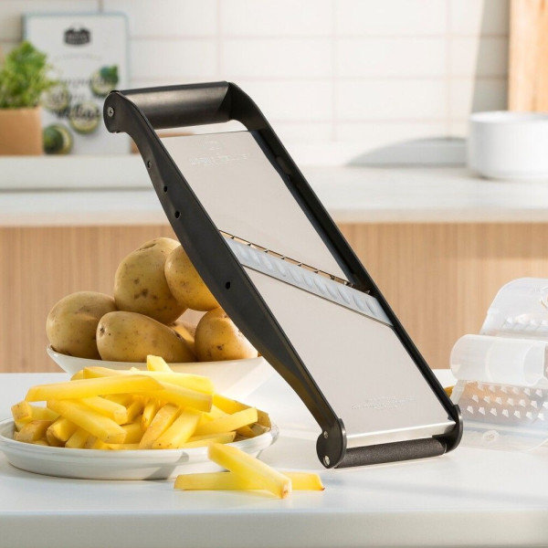 Mandoline inox Louis Tellier Compact-PRO Basalte