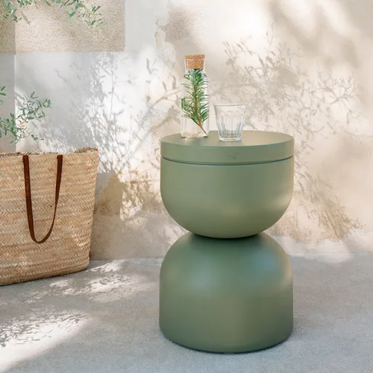 Tabouret Piapolo Fermob en tôle d'aluminium - 20 coloris