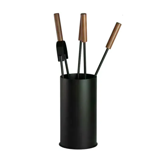 Serviteur de cheminée noir Reignoux - 2 coloris
