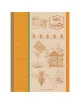2 Torchons Miel et abeilles ocre Garnier Thiebaut