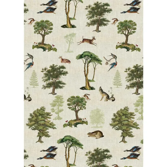 Torchon Dans les Bois naturel Garnier Thiebaut