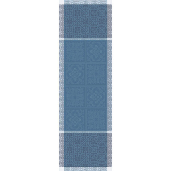 Chemin de table Harmonie Bleu Garnier Thiebaut