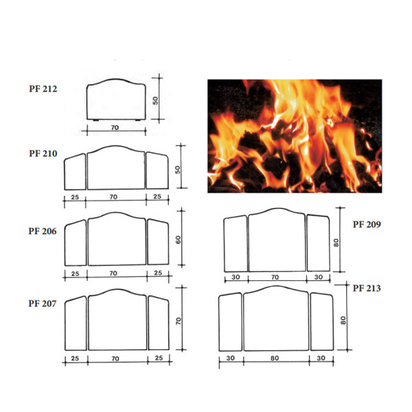 Pare feu Reignoux collection Rustique - 6 tailles