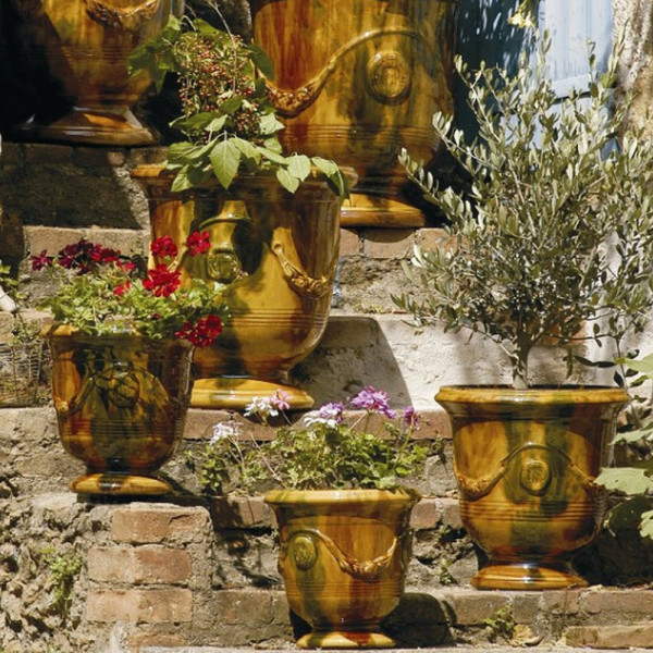 Vase Anduze Tradition flammé Terre Figuière - 4 tailles