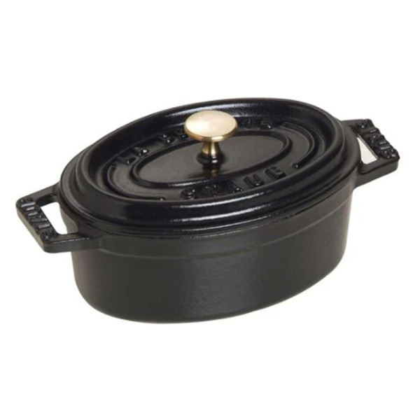 2 mini cocottes en fonte 11cm Staub - 2 coloris