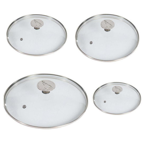 Set de 4 couvercles en verre Milady De Buyer