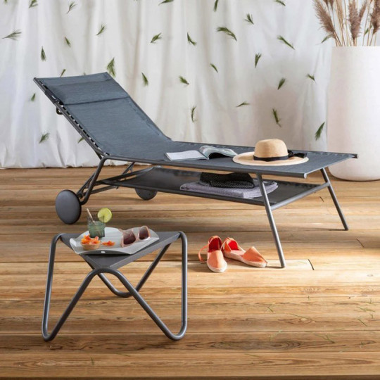 Bain de soleil Lafuma Mobilier Miami II haut Be comfort - 2 coloris