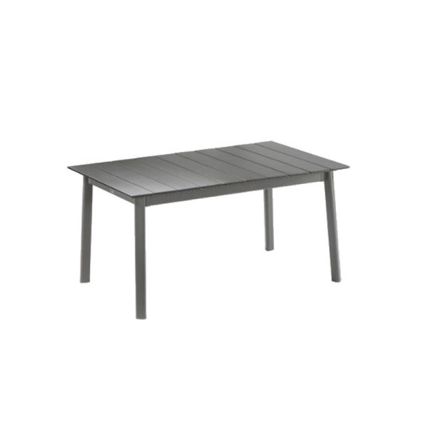 Table de repas fixe Lafuma Mobilier ORON Lattes coloris Titane