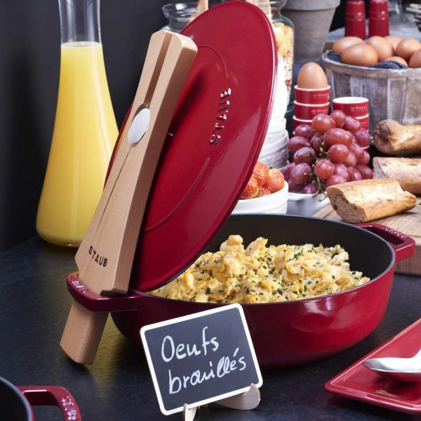 Repose couvercle en bois STAUB