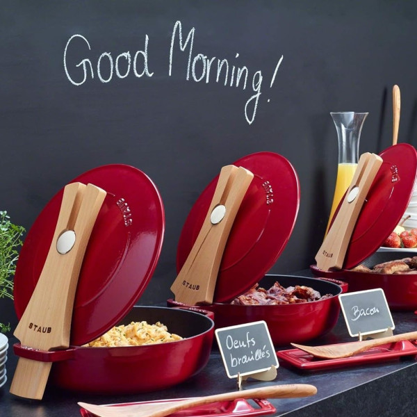 Repose couvercle en bois STAUB