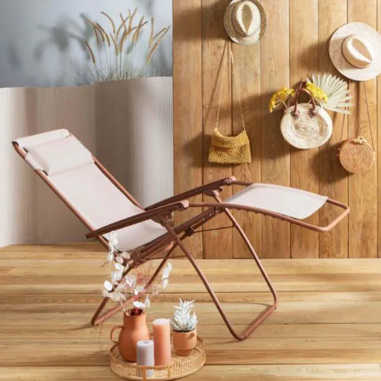Fauteuil relax Lafuma Mobilier R CLIP Natura pistil - 10 coloris
