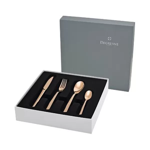 Coffret 24 couverts GUY DEGRENNE Guest Cuivre