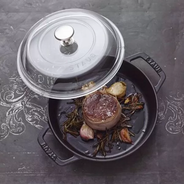 Couvercle bombé en verre Staub - 2 tailles