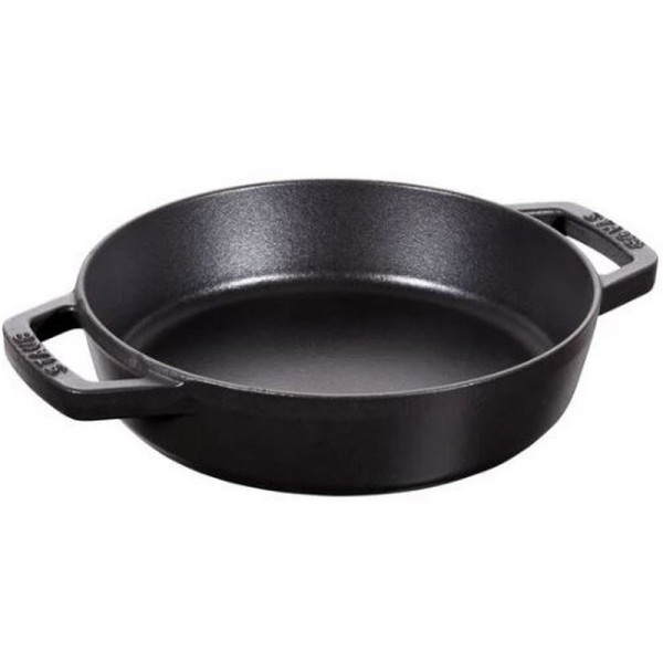 Poêle Staub en fonte 2 poignées - 2 coloris 3 tailles