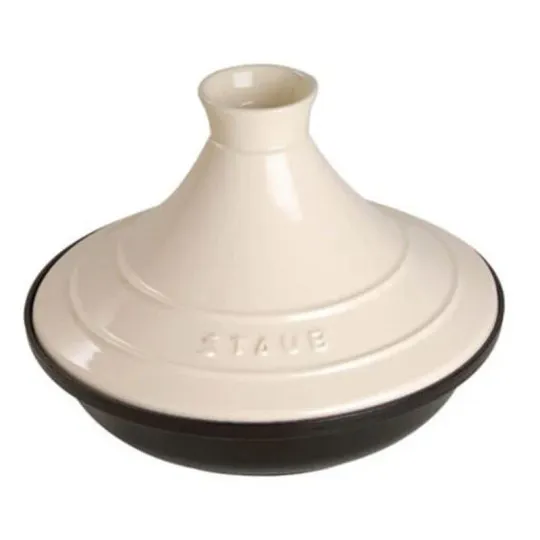 Tajine en fonte Staub 20cm crème