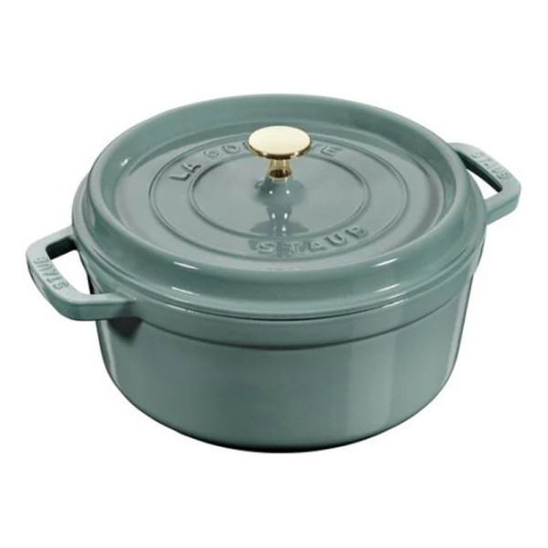Cocotte ronde Staub en fonte Eucalyptus - 3 diamètres