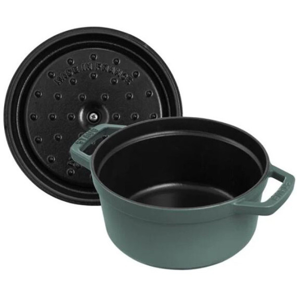 Cocotte ronde Staub en fonte Eucalyptus - 3 diamètres