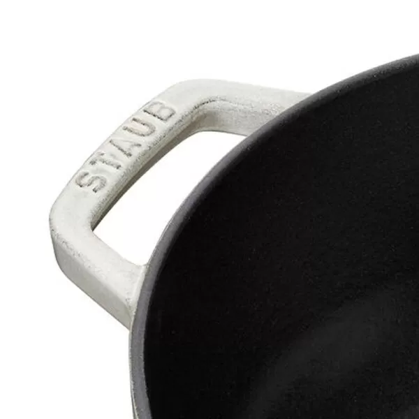 Cocotte en fonte STAUB 24cm flocon truffe blanche