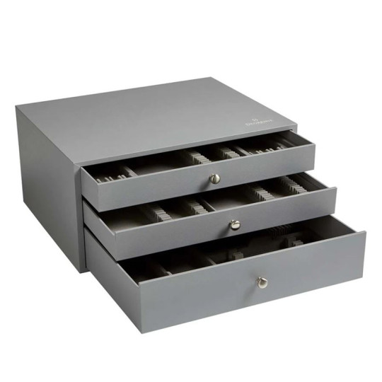 Boîte De Rangement élégante - Design Moderne, Couleur Bleue, Pour Organiser Maison, Bureau, Objets Divers