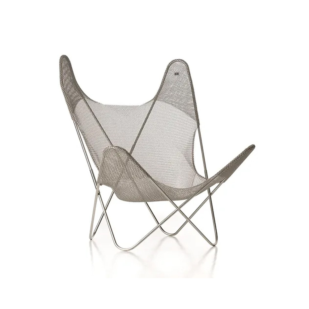 Fauteuil AA AIRBORNE Le Labo Design cotte de maille inox