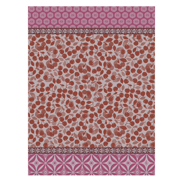 Torchon Cerises Le Jacquard Français en coton - 3 coloris