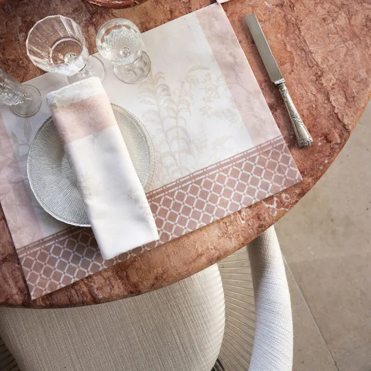 4 sets de table Jardin d'Eden Le Jacquard Français - 3 coloris