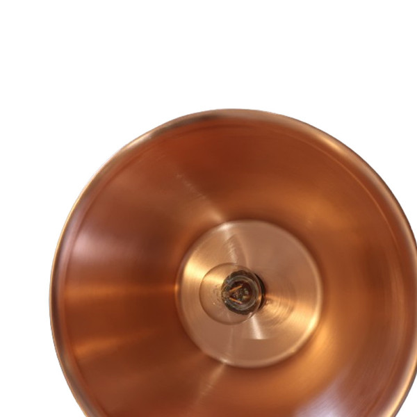 Suspension ronde cuivre lisse Baumalu 26cm bassine à gelée