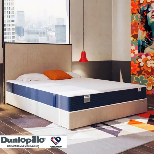 Matelas DUNLOPILLO Orion latex Ferme H20cm - 7 tailles