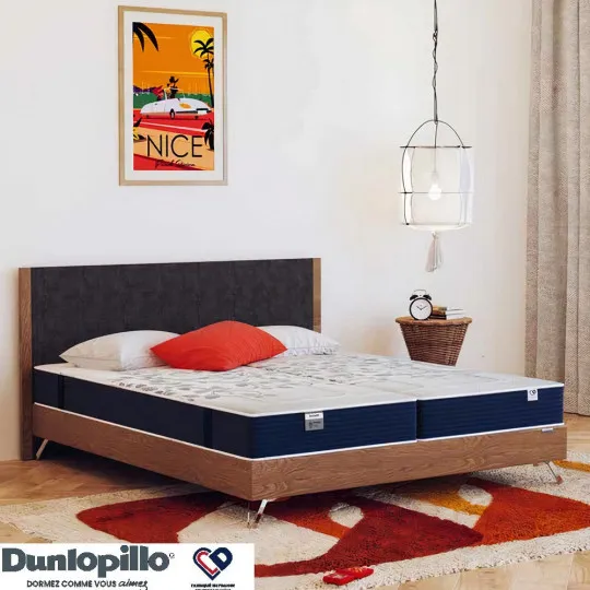 Matelas DUNLOPILLO PEGASE II soutien ferme - Mémoire de forme H22cm - 7 tailles