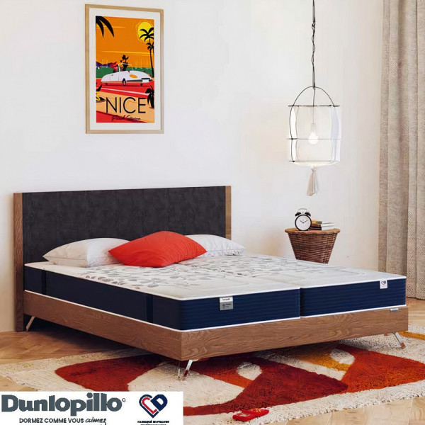 Matelas Dunlopillo PEGASE Mémoire de forme H22cm - 7 tailles