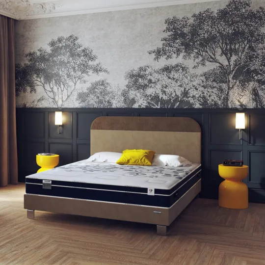 Matelas Dunlopillo CAPELLA Hybride Ressorts H28cm - 6 tailles