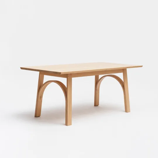 Table à manger fixe Arch Drugeot Manufacture chêne massif - 3 tailles