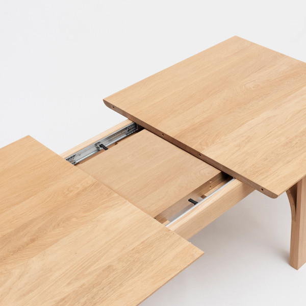 Table à manger extensible Arch Drugeot Manufacture chêne massif - 2 tailles