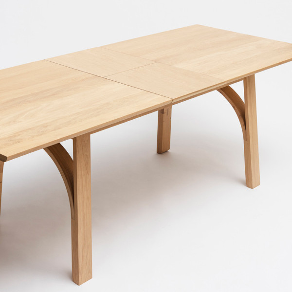Table à manger extensible Arch Drugeot Manufacture chêne massif - 2 tailles