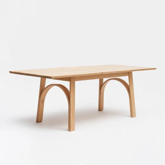 Table à manger extensible Arch Drugeot Manufacture chêne massif - 2 tailles